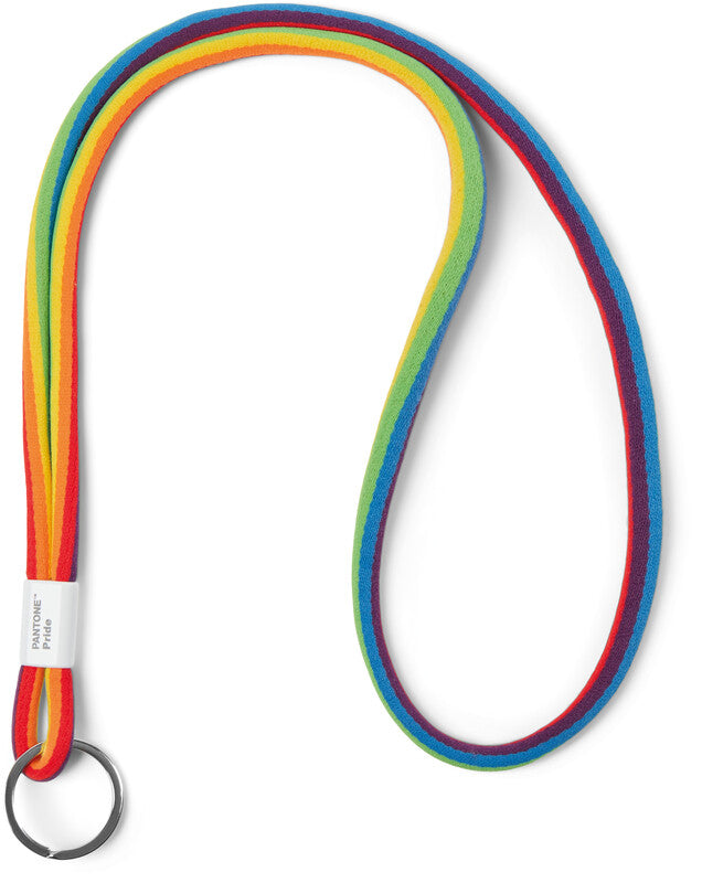 Pantone by Copenhagen Deko-Schlüsselanhänger Pride – mit Schlüsselring, Nylon, Mehrfarbig, Bandlänge 48 cm