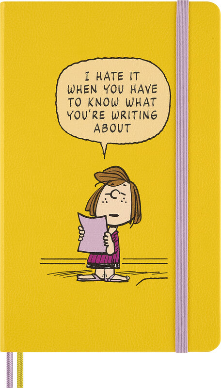 Moleskine Notizbuch Limited Edition PEANUTS, 130 × 210 mm, liniert, Leimbindung, 176 Seiten, 100 g/m² – blau