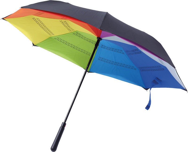 Automatischer Regenschirm Arc – Automatik, Ø 112 cm, L 79,5 cm – schwarz – Umkehrschirm