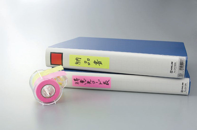 Yamato Haftnotizen – 25×10000 mm – sortiert (rosa, gelb), 2×10 m, auf Rolle, mit Dispenser, Papier