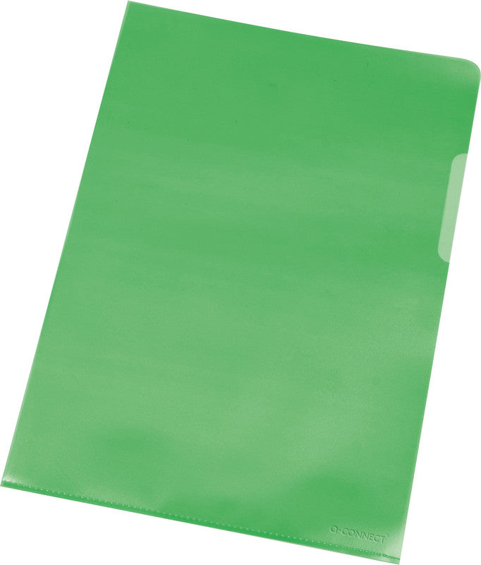 Connect Sichtmappe A4 – Grün, Polypropylen, 120 µm, 10er-Pack