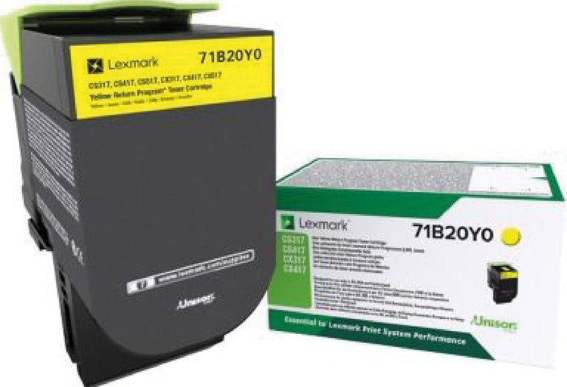Lexmark Toner – gelb, 2300 Seiten – für Farb-Laserdrucker/Multifunktionsgeräte