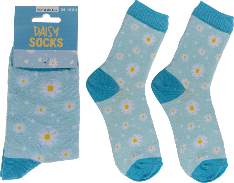 Out oft the blue Out of the blue – Socken, Gänseblümchen – Grösse 36–42, Mehrfarbig