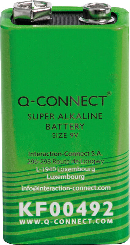 Q-CONNECT Akku 9 V 590 mAh 5,31 Wh Alkaline