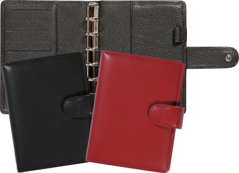 Succes Classic Cadiz Agenda – Ringbindung, 12,5 × 14,2 cm, Rot