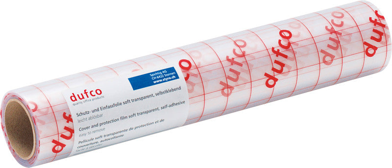 Dufco Klebefolie – wiederablösbar, transparent – 30,0 × 500,0 cm