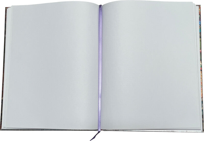Flame tree Notizbuch, A4, blanko, Fadenheftung, Hardcover, 144 Seiten, 120 g/m² – mehrfarbig
