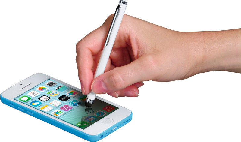 Hama Easy Eingabestift – Aluminium, weiss