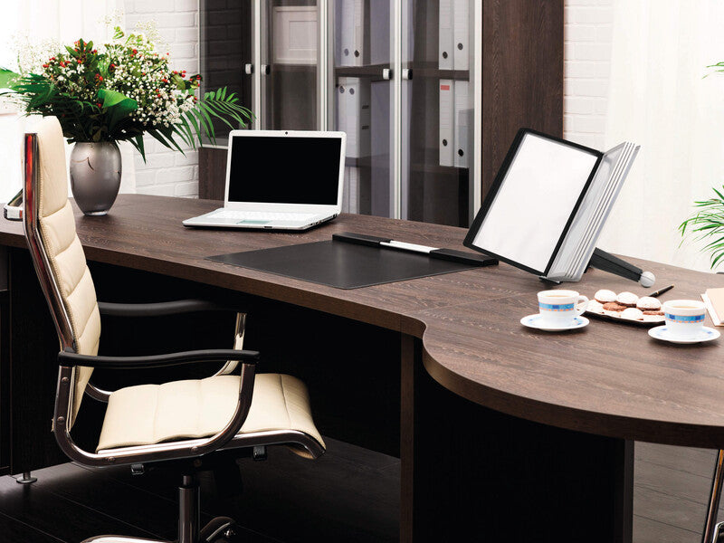 Durable Sichttafelsystem Sherpa Table 10 – für A4, 10 Fächer, Schwarz/Grau, Kunststoff, 260×100×385 mm