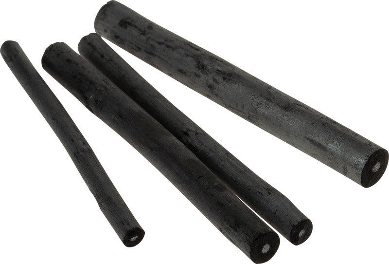 Jaxell Zeichenkohle – Schwarz, Ø 6–7 × 75 mm, 100er-Pack, Geruchsarm