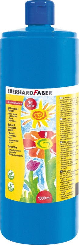 Eberhard Faber Gouache – Phthaloblau, 1000 ml