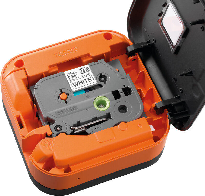 Brother Cube Pro E720BT Etikettendrucker – Bluetooth, Thermodruck, Lithium-Ionen-Akku, max. Druckhöhe 18 mm