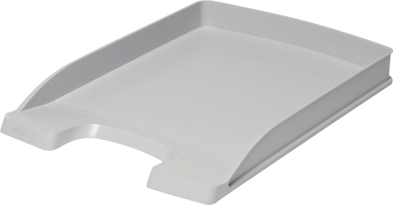 Leitz Briefkorb – mit Beschriftungsfeld, matt, weiss, B 255 × H 35 × T 357 mm, Serie Slim