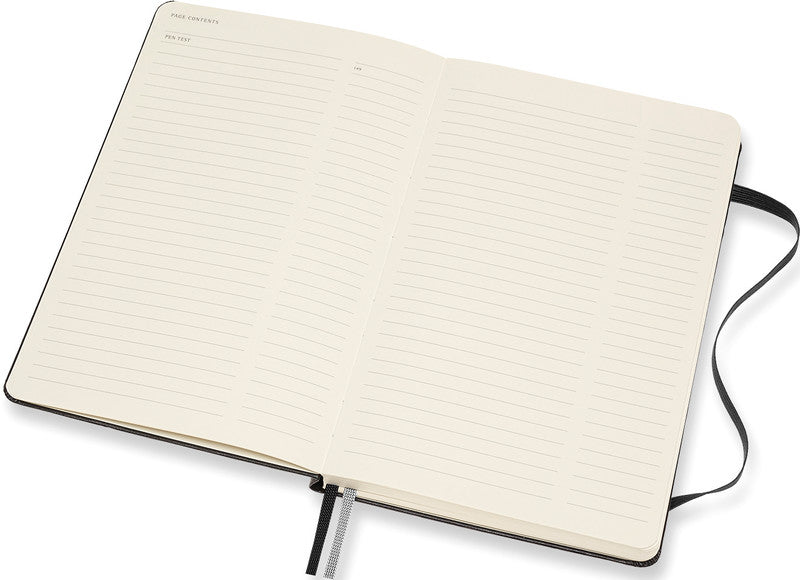 Moleskine Notizbuch, 130 × 210 mm, punktkariert, Leimbindung, 160 Seiten, 120 g/m² – schwarz