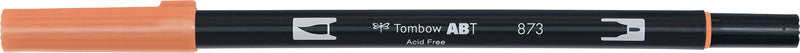 Tombow Brushpen – Koralle, Kunststoff, Pinselspitze, wasservermalbar, geruchsarm, für Linkshänder geeignet