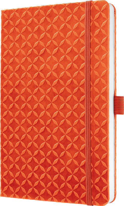 Sigel Notizbuch A5, liniert, Fadenheftung, 174 Seiten, perforiert, 80 g/m² – orange