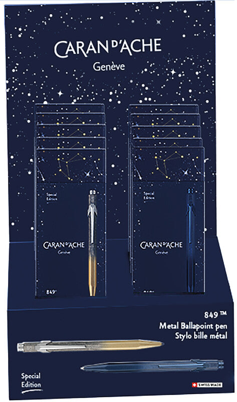 Caran d-Ache Caran d'Ache Kugelschreiber – Blau, Aluminium