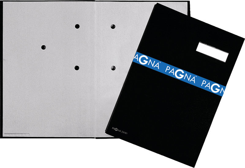 Pagna Sammelmappe für A4, Kunststoff, schwarz