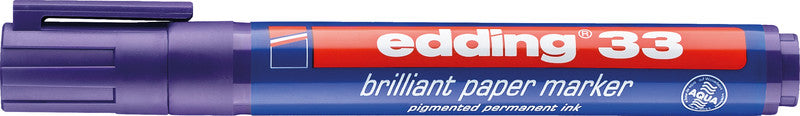 Edding Non-Permanent-Marker Brillant 33 – Keilspitze 1-5 mm – Violett – Nachfüllbar
