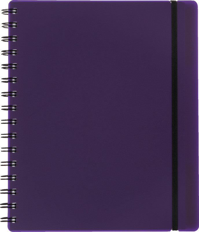 Kolma Collegeblock A5, kariert, Spiralbindung, 100 Blatt, 2-fach gelocht, perforiert, 70 g/m² – violett