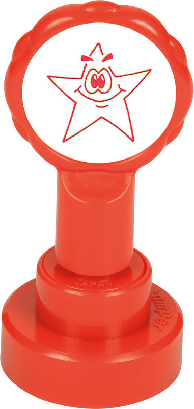 X-stamper Lehrerstempel-Set Xclamations – Motiv: Stern happy, selbstfärbend, Kunststoff, Ø 22 mm