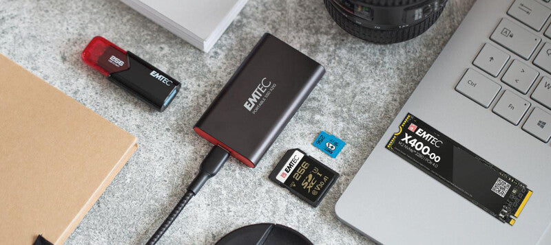 Emtec ELITE X210 Externes SSD-Laufwerk – 512 GB, USB 3.2, schock- und vibrationsfest