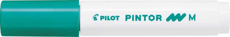Pilot Pigment Marker Pintor – Rundspitze 1,5-2,2 mm – Sortiert – 6er-Set – Deckend