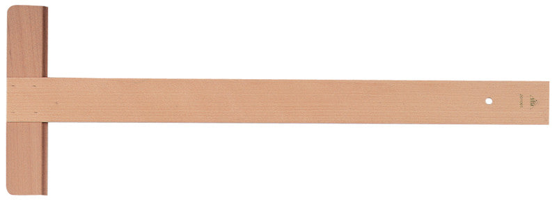 Sieco Wandtafel-Lineal 75 cm – Holz, Braun