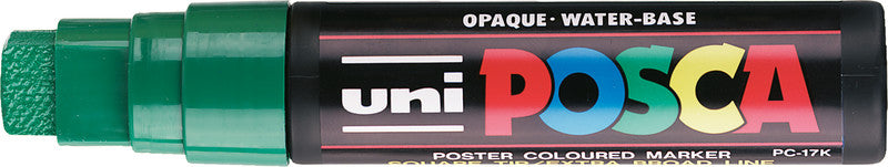 Uni-Ball Non-Permanent-Marker – Keilspitze 15 mm – Grün – feucht abwischbar