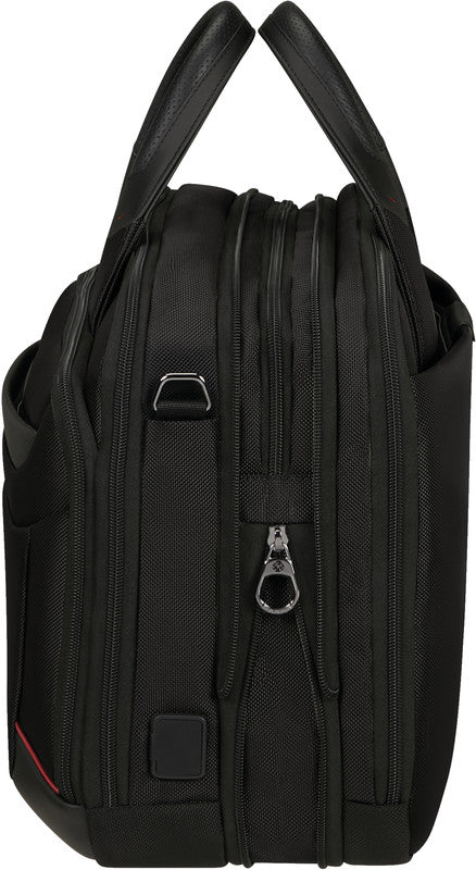 Samsonite Pro-DLX 6 Notebook-Tasche – 16/23 l, wasserabweisend, RFID-Fach, Nylon, schwarz