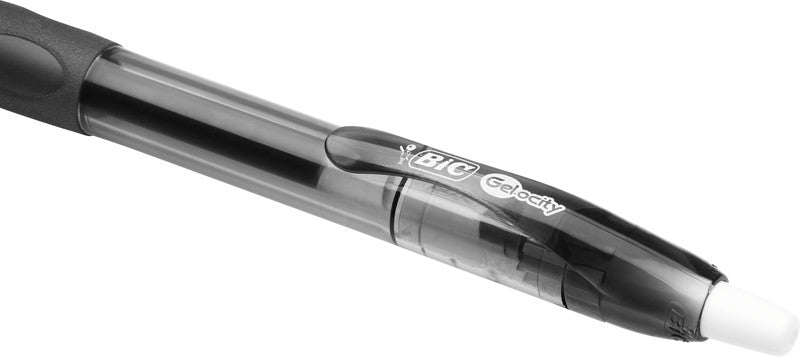 BIC Gelschreiber – Schwarz, 0,3 mm, Druckmechanik