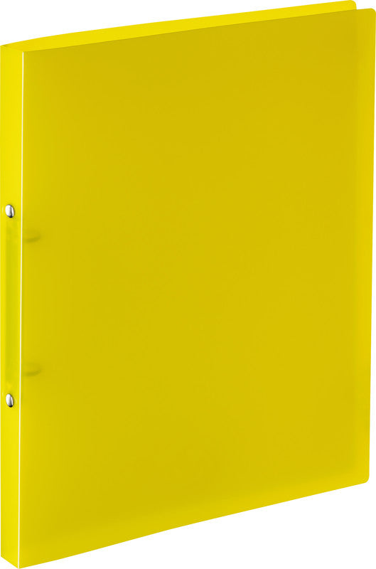 Kolma Zeigebuch Easy – A4 Hochformat – 2-Ring, Ø 10 mm, Rücken 20 mm – Gelb, Kunststoff, Recyclingfähig
