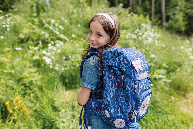 Beckmann Classic Schulrucksack 1st – 6-teilig – Cheetah
