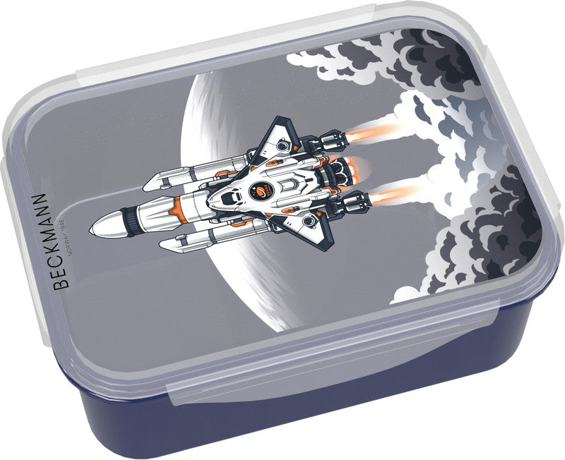 Beckmann Lunchbox – 1,7 l – auslaufsicher, mit Innenteiler, BPA-frei – mehrfarbig – 18,7 × 14 × 7 cm
