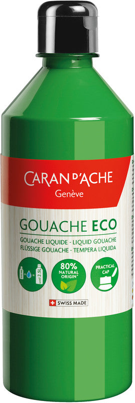 Caran d-Ache Caran d'Ache – Gouache – Brillantgrün, 500 ml, für Papier, Karton & Holz