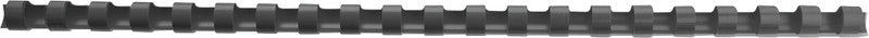 GBC Bindedisc-Ringe – Ø 12 mm, schwarz, Kunststoff – 100 Stk.