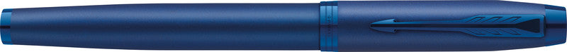 Parker IM Monochrome – Mittlere Feder – für Rechts- & Linkshänder – Blau – Patronen