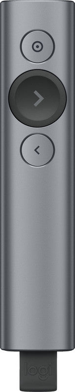 Logitech Spotlight Plus Fernbedienung – für Windows, Mac OS – Spotlight-Funktion, aufladbar