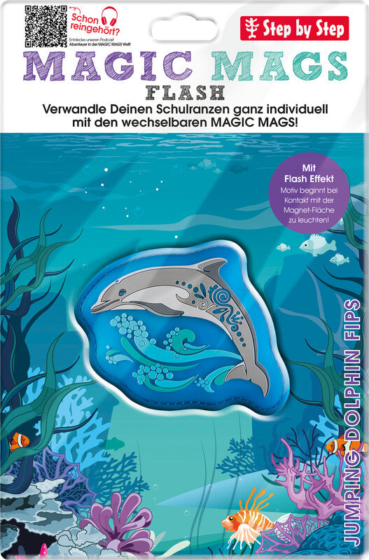 Step by Step Magic Mags Magnet-Applikation Flash – Jumping Dolphin Fips – für Cloud, Space, 2in1 Plus und andere