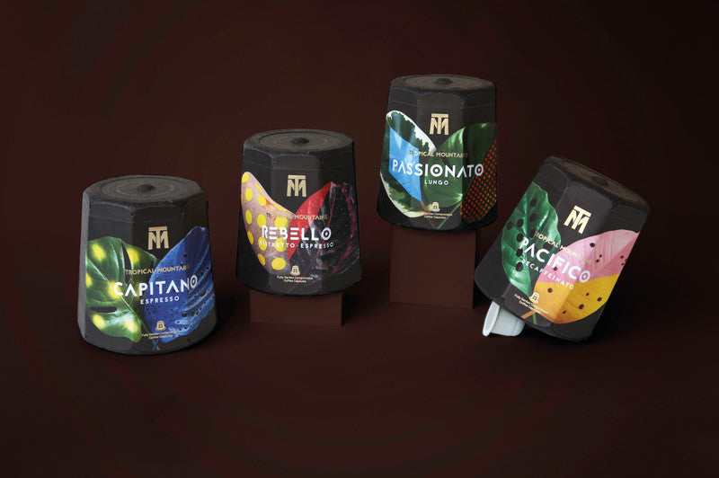 Tropical Mountains Kaffeekapseln Capitano Espresso – für Nespresso – Intensität 9/12 – Bio, Fairtrade – 21 Stk.