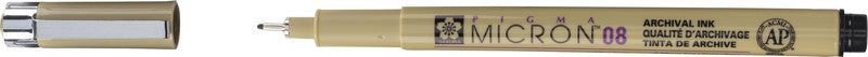Sakura Pigma Micron Fineliner 0,5 mm – schwarz – wasserfest