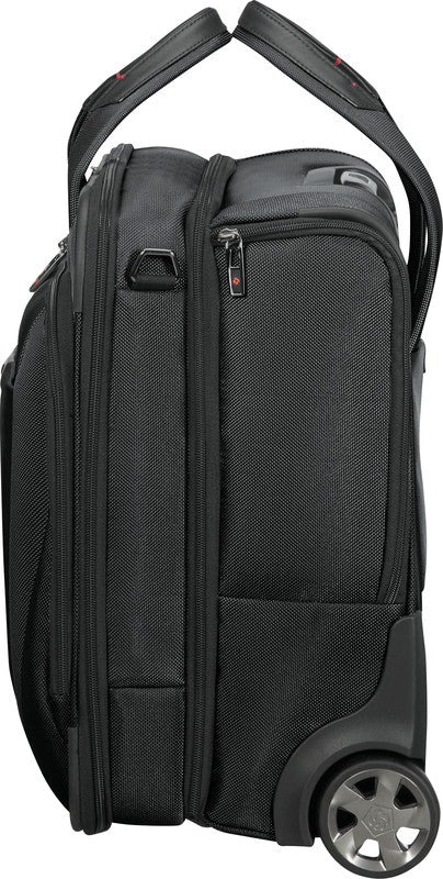 Samsonite Pro-DLX 5 Notebook-Trolley – 37,5 l, Aufsteckfunktion, RFID-Fach, Nylon, Schwarz