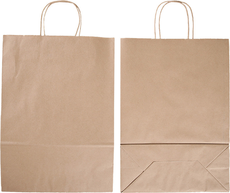 Elco Tragetasche, braun – 270 × 120 × 370 mm – 50 Stk.