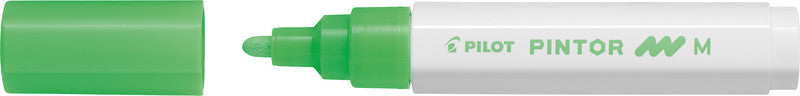 Pilot Pigment-Marker Pintor – Rundspitze 1,5-2,2 mm – Neongrün – Für dunkles Papier geeignet