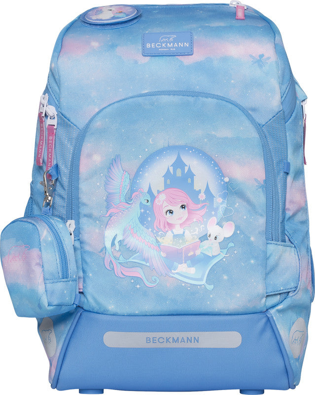 Beckmann Schulrucksack Active Air Flx – 6-teilig – Fairytale – 26,0×39,0×22,0 cm – recycelte Materialien