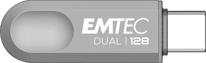 Emtec D280 Dual USB-Stick – 128 GB, USB 3.2