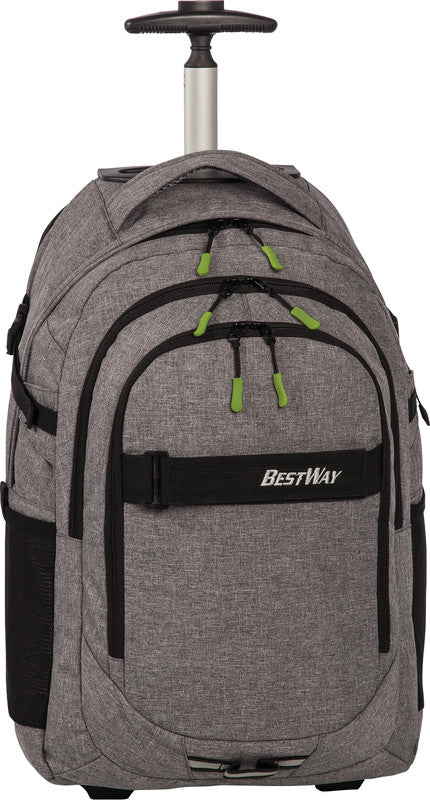 Bestway Notebook-Trolley – 21 l, für Notebooks bis 15", Weichschale, dunkelgrau/schwarz, 31 × 51 × 21 cm