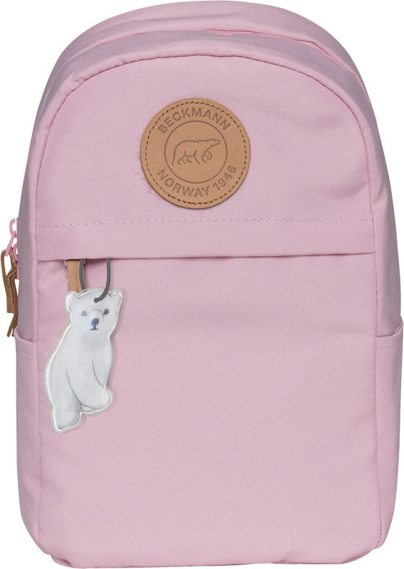 Beckmann Urban Mini Kindergartenrucksack – Hellrosa – 21,0 × 35,0 × 16,0 cm – Recycelter Bestandteil