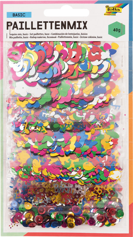 Folia Paillettenmix – sortiert