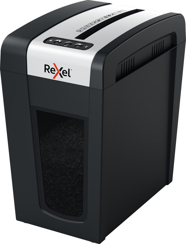 Rexel Secure MC6-SL Slimline – Aktenvernichter, DIN P-5, Mikroschnitt 2 × 15 mm, 6 Blatt, 18 l, A4